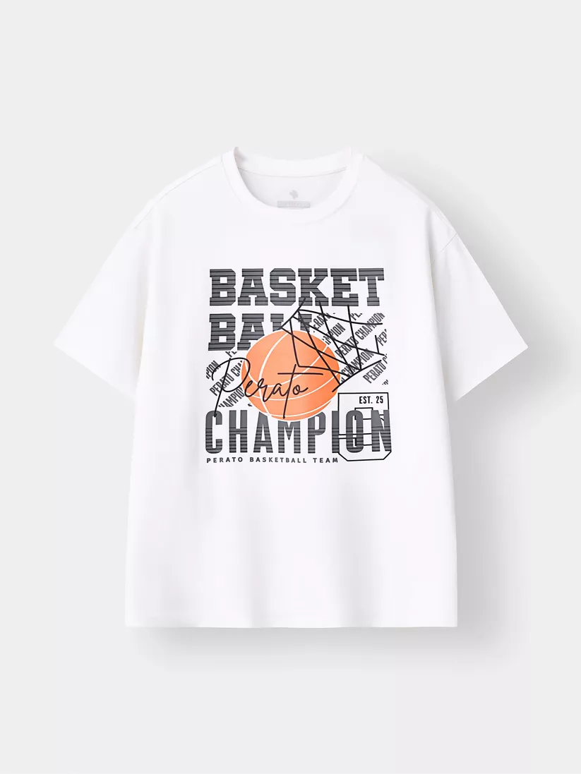 Áo Thun Nam Bé Trai PERATO Phong Cách Lifestyle L0TSS5B002