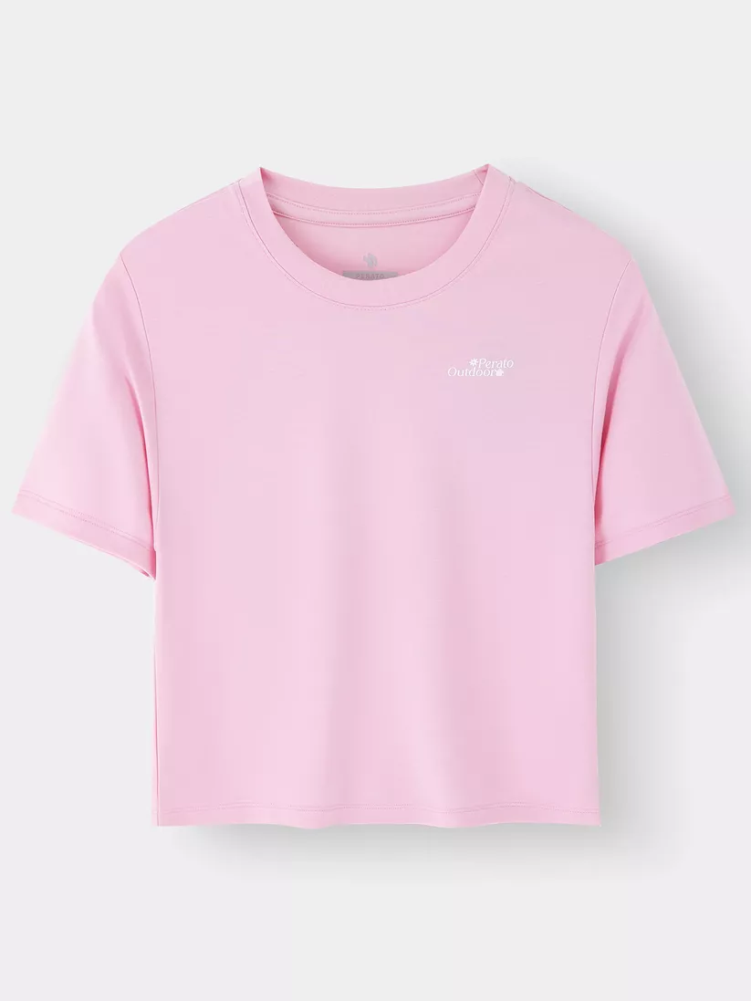Áo Thun Bé Gái PERATO Phong Cách Thể Thao Lifestyle L0TSS5G007
