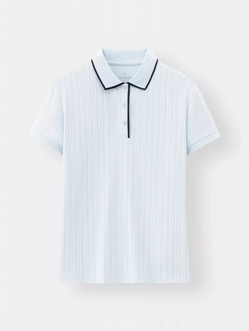 Áo Polo Nữ Dệt Kim PERATO Phong Cách Outdoor Phom Regular O0PLS5W009