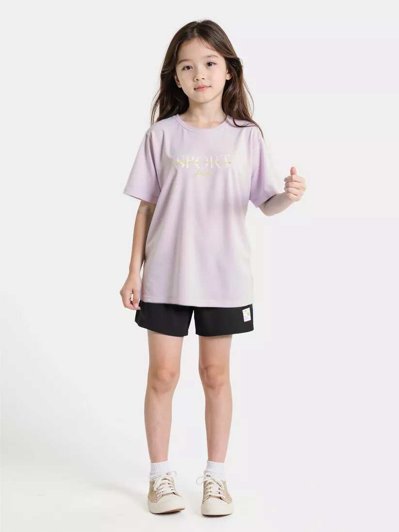 Áo Thun Bé Gái PERATO Phong Cách Training Năng Động T0TSS5G002