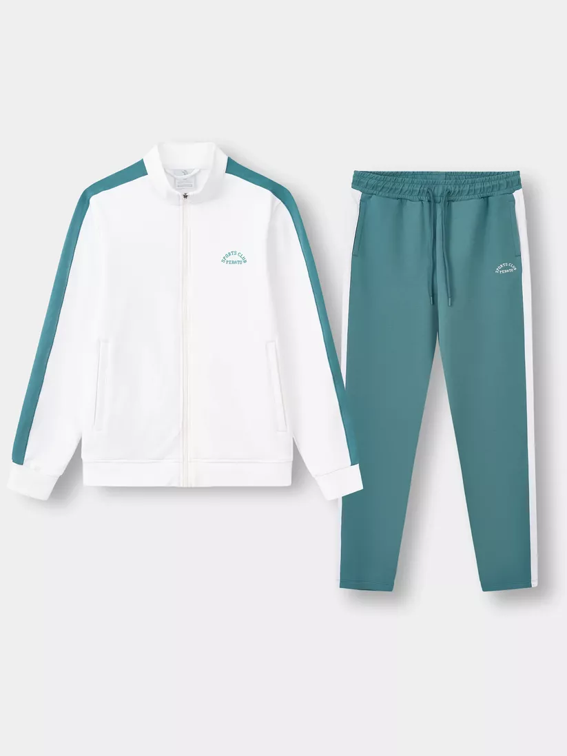 Set Bộ Nỉ Kéo Khóa Nữ PERATO Lifestyle Can Phối Regular LBNKW5W008