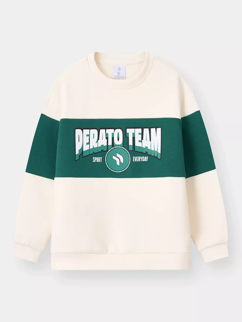 Áo Nỉ Bé Trai PERATO Can Phối Phong Cách Lifestyle L0ANW5B008