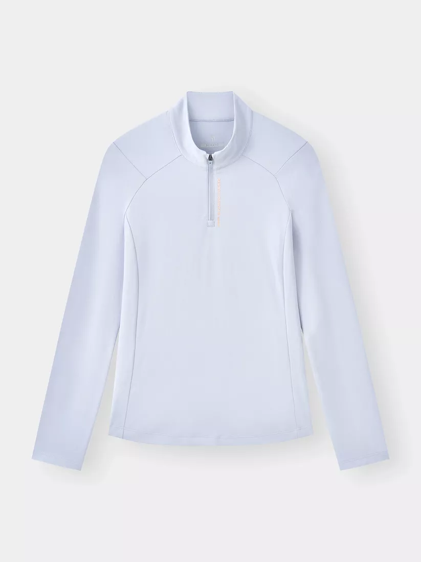 Áo Giữ Nhiệt Nữ Cổ Khóa PERATO Phong Cách Training T0GNW5W015