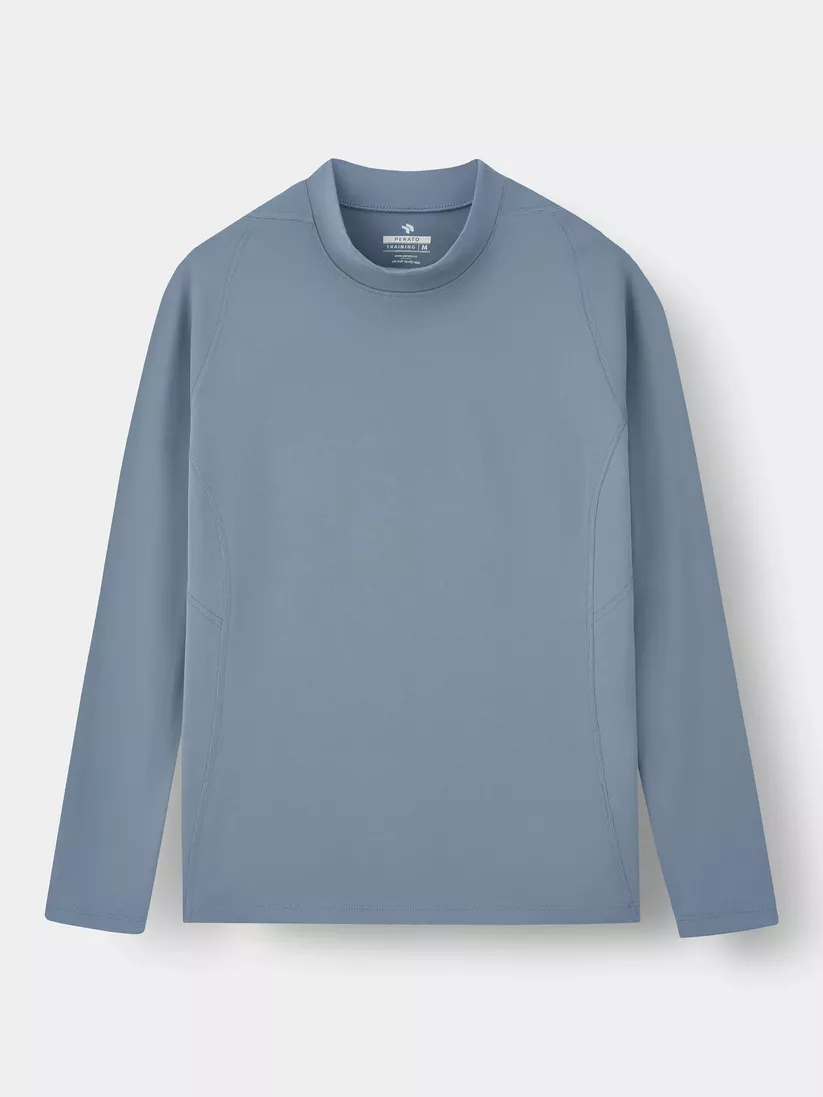 Áo Giữ Nhiệt Nam Cổ 3 Phân BioFlex Fleece PERATO Phong Cách Training T0GNW5M003