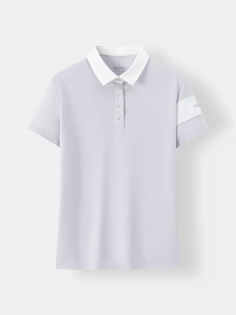 Áo Polo Nữ Outdoor PERATO Can Phối Phom Slim OBPLS5W016