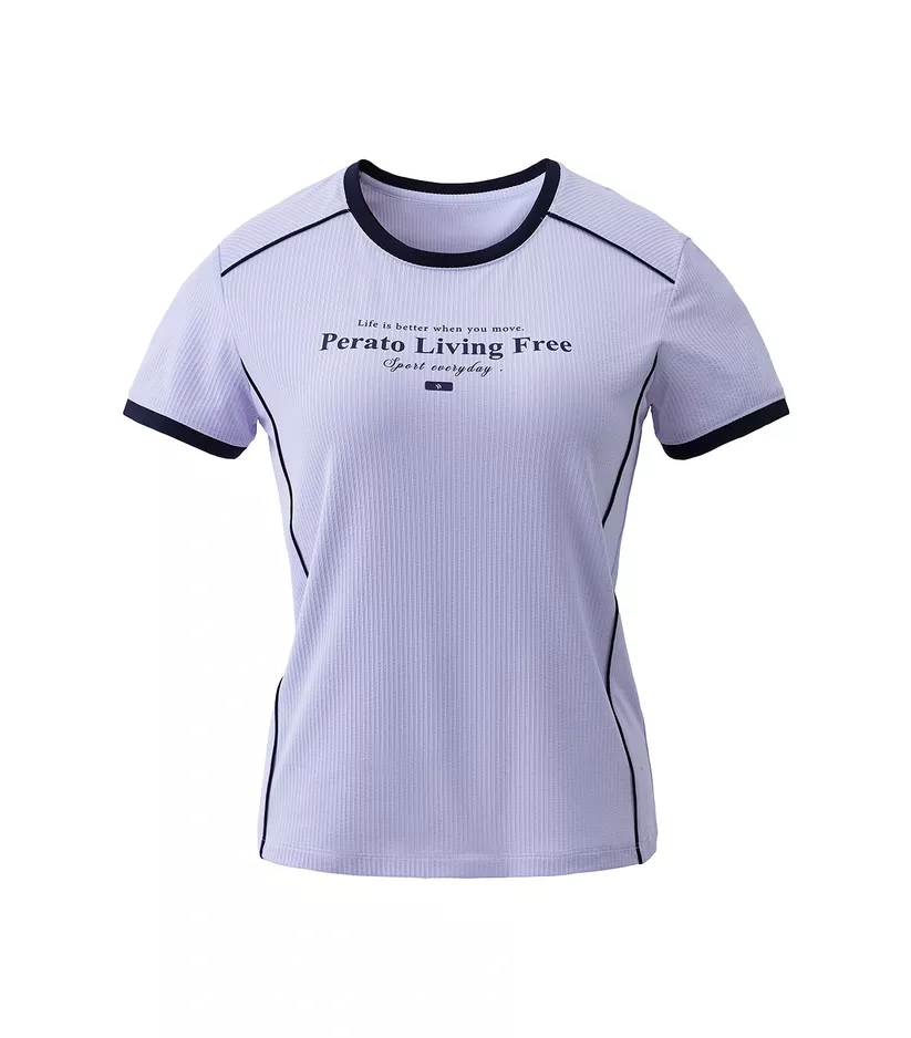 Áo Thun Thể Thao Nữ PERATO Lifestyle Slimfit L0TSS5W022