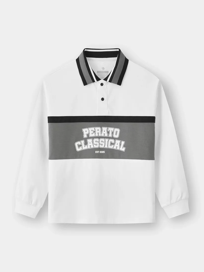 Áo Polo Bé Trai PERATO Phong Cách Lifestyle L0PDW5B011